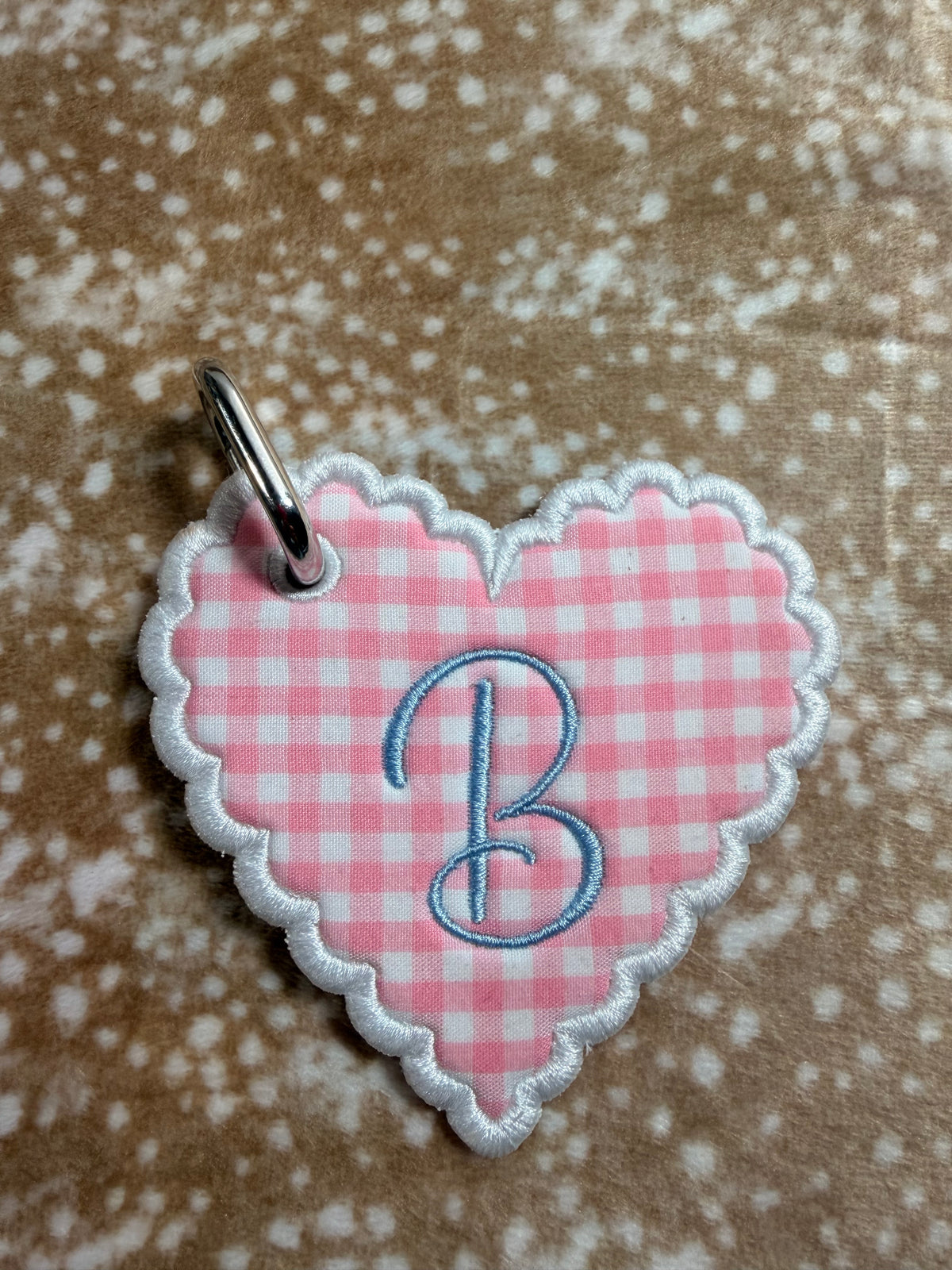 ✨ Personalized Embroidered Fabric Bag Tag ✨