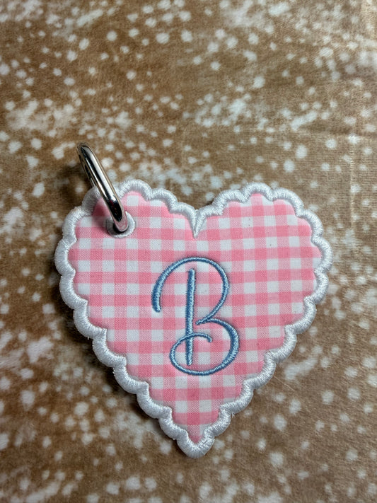 ✨ Personalized Embroidered Fabric Bag Tag ✨
