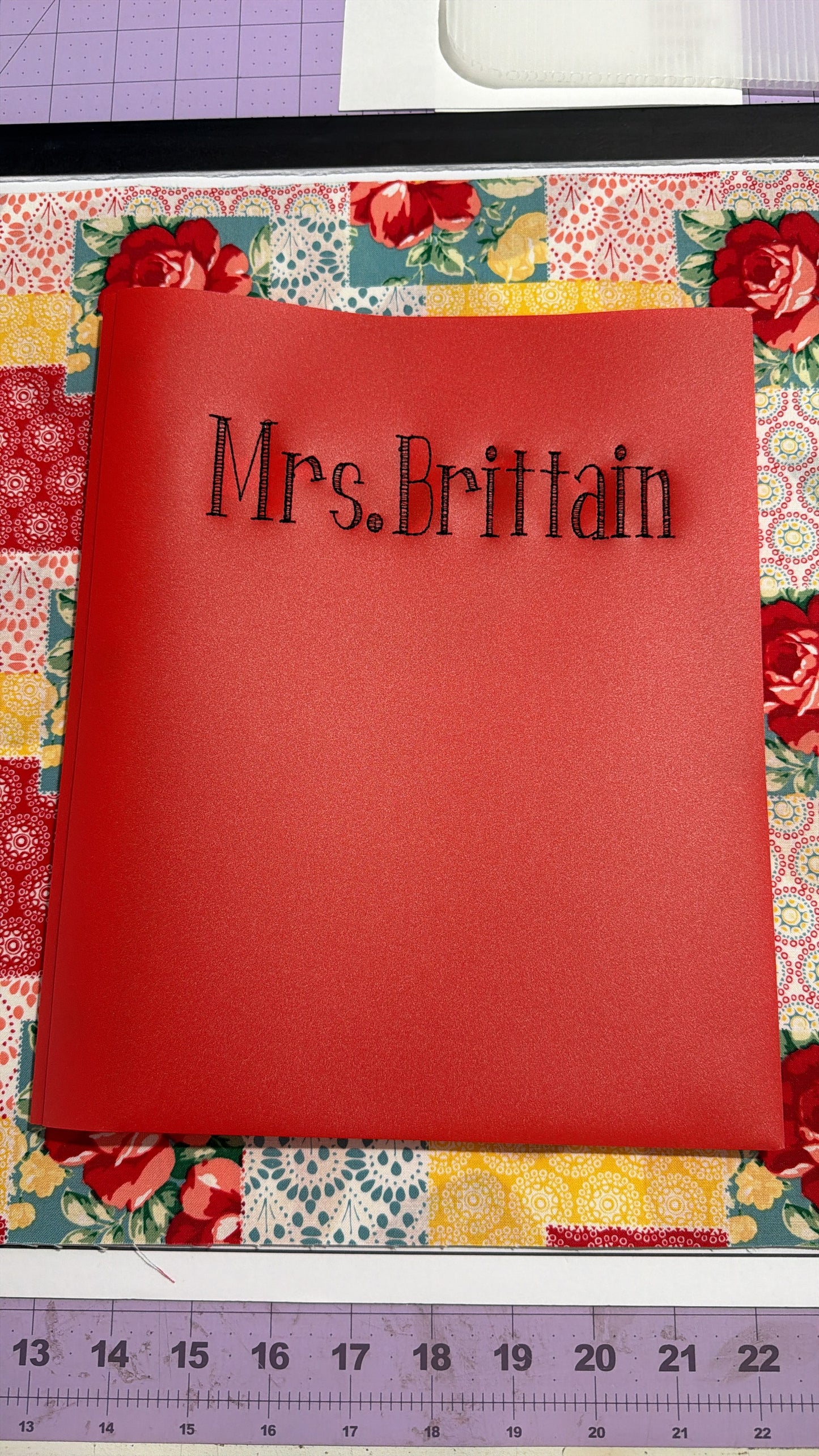 ✨ Personalized Embroidered Folders ✨
