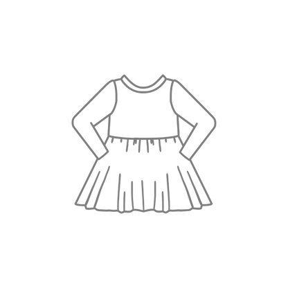 Violet Gathered Peplum Top